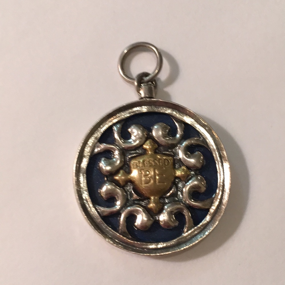 Waxing Poetic Blessed Be pendant